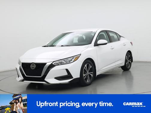 White 2021 Nissan Sentra SV