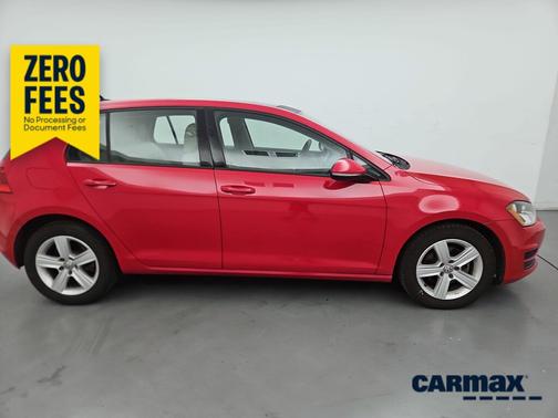 Red 2017 Volkswagen Golf Wolfsburg Edition