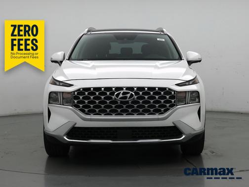 White 2023 Hyundai SANTA FE SEL
