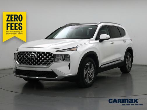 White 2023 Hyundai SANTA FE SEL
