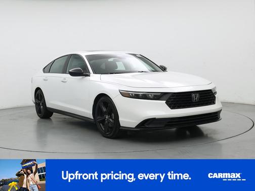 White 2023 Honda Accord Hybrid Sport-L