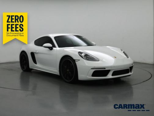 White 2017 Porsche 718 Cayman S