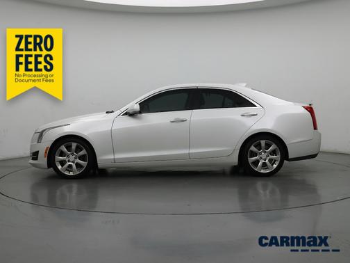 White 2015 Cadillac ATS Luxury