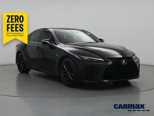 Black 2023 Lexus IS 350 F-Sport