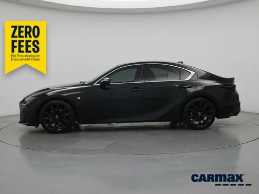 Black 2023 Lexus IS 350 F-Sport