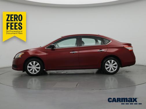 Red 2015 Nissan Sentra SV