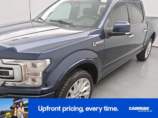 Blue 2018 Ford F-150 Limited