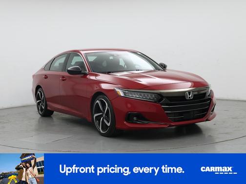 Red 2022 Honda Accord Sport