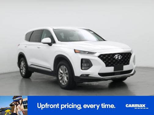 White 2020 Hyundai SANTA FE SEL