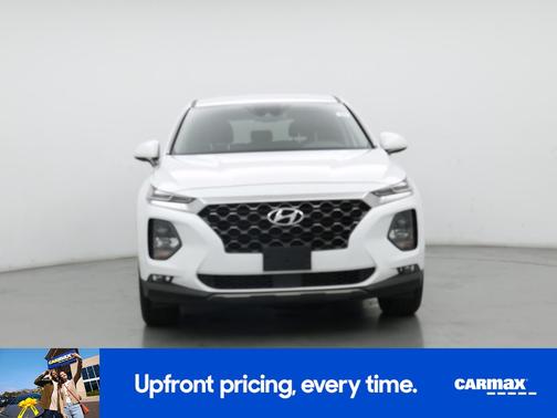 White 2020 Hyundai SANTA FE SEL