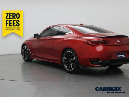 Red 2022 INFINITI Q60 Luxe