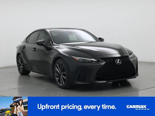 Black 2023 Lexus IS 350 F-Sport