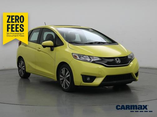 Yellow 2015 Honda Fit EX