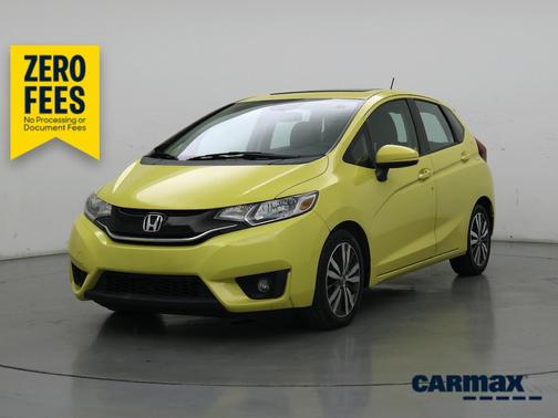 Yellow 2015 Honda Fit EX