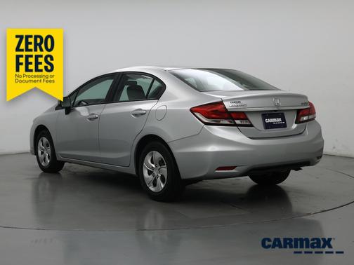 Silver 2015 Honda Civic LX