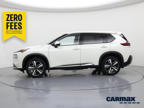 White 2023 Nissan Rogue Platinum