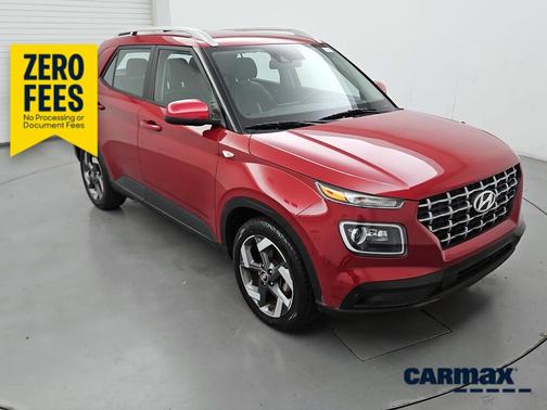 Red 2022 Hyundai VENUE Limited