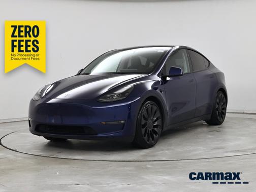 Blue 2023 Tesla Model Y Performance