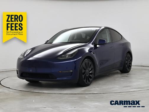 Blue 2023 Tesla Model Y Performance