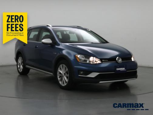 Blue 2017 Volkswagen Golf Alltrack S