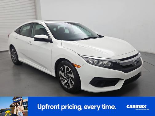 White 2016 Honda Civic EX