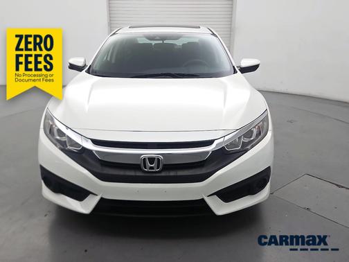 White 2016 Honda Civic EX