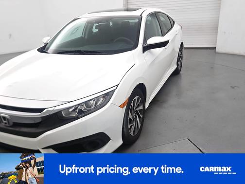 White 2016 Honda Civic EX