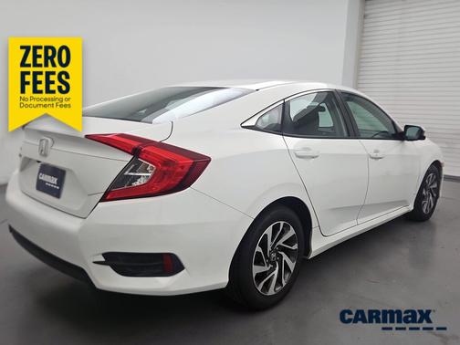 White 2016 Honda Civic EX