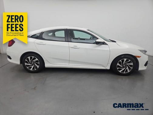 White 2016 Honda Civic EX