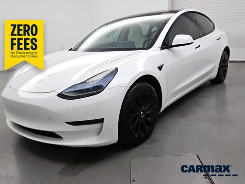 White 2021 Tesla Model 3 Standard Range Plus