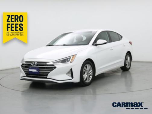 White 2020 Hyundai ELANTRA SEL