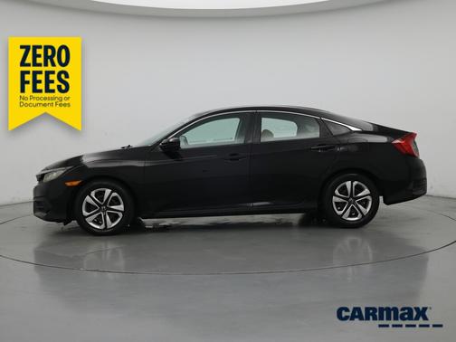 Black 2018 Honda Civic LX