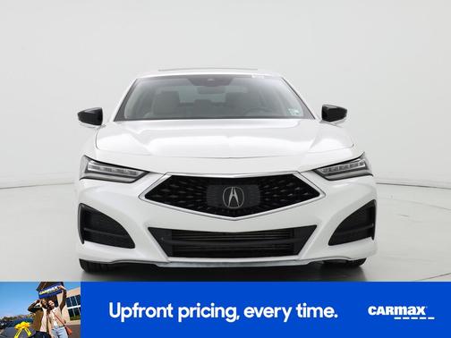 White 2021 Acura TLX Technology