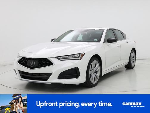 White 2021 Acura TLX Technology