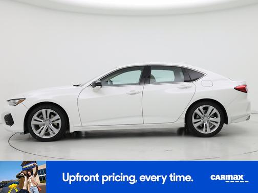 White 2021 Acura TLX Technology