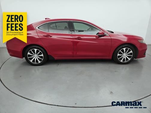 Red 2017 Acura TLX