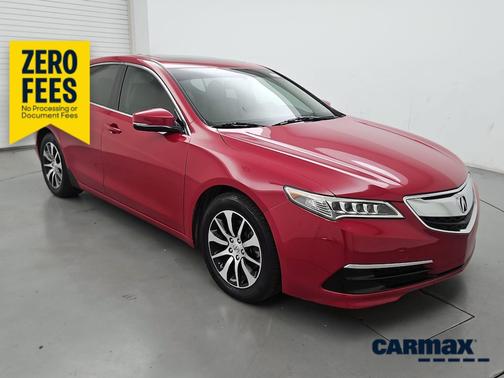 Red 2017 Acura TLX