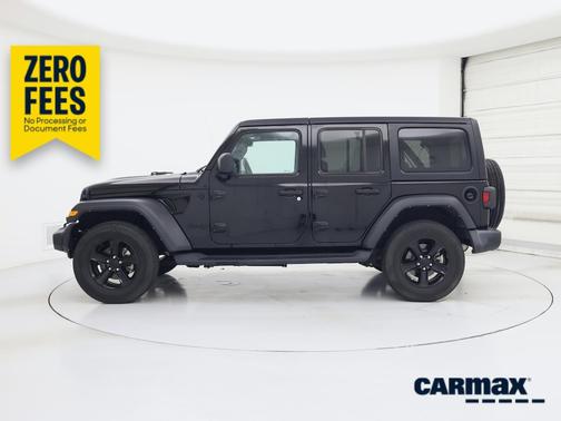 Black 2022 Jeep Wrangler Unlimited Sport Altitude