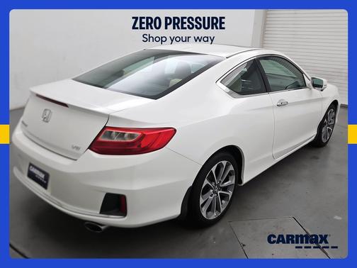 White 2015 Honda Accord EX-L