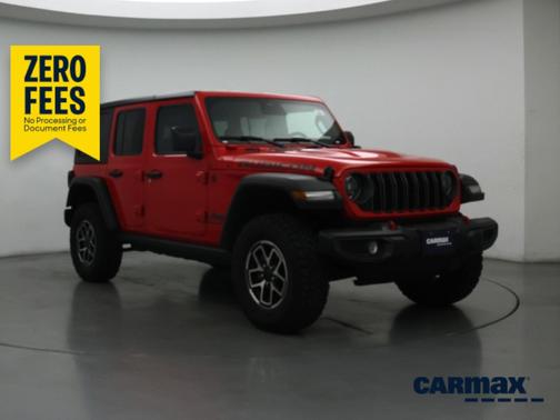 Red 2025 Jeep Wrangler Rubicon