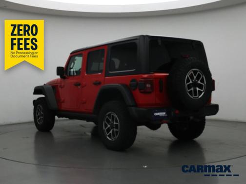 Red 2025 Jeep Wrangler Rubicon