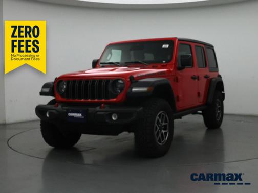 Red 2025 Jeep Wrangler Rubicon