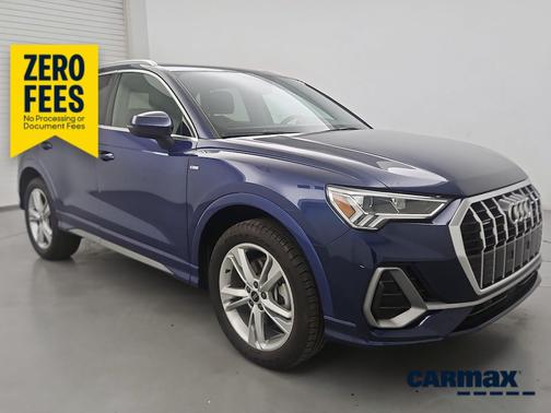 Blue 2022 Audi Q3 S-Line Premium Plus