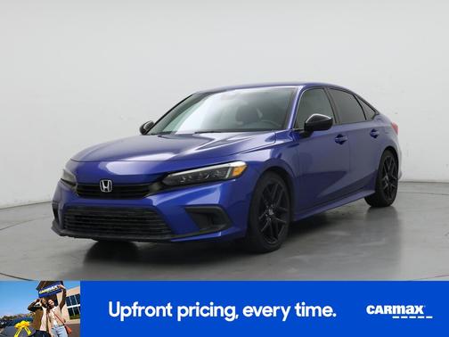 Blue 2022 Honda Civic Sport
