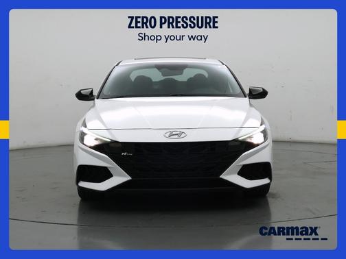 White 2022 Hyundai ELANTRA N Line