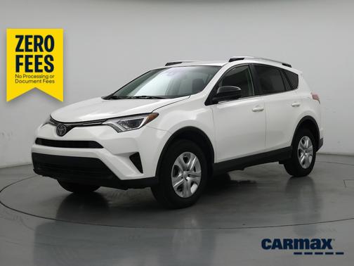 White 2017 Toyota RAV4 LE