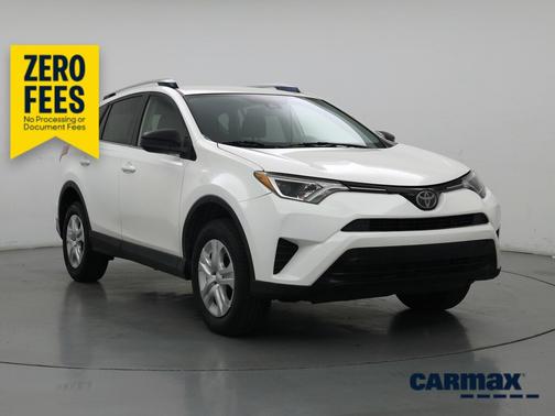 White 2017 Toyota RAV4 LE