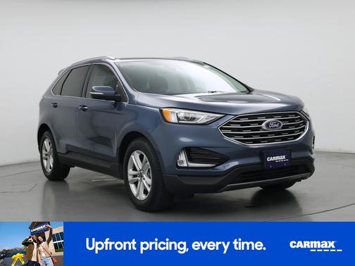 Blue 2019 Ford Edge SEL