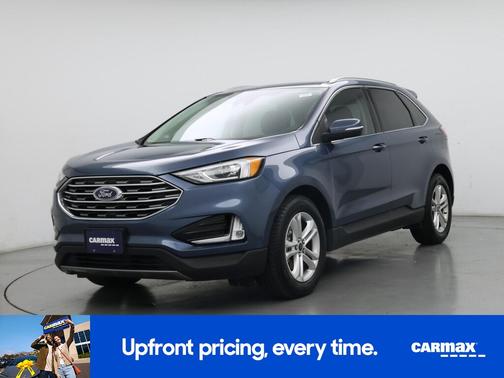 Blue 2019 Ford Edge SEL