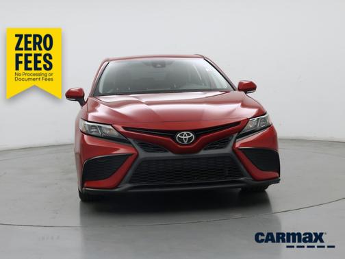 Red 2021 Toyota Camry SE